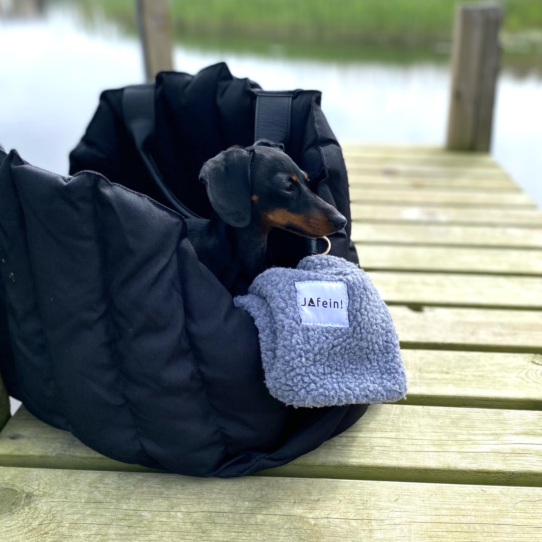 Dog travel blanket bouclé